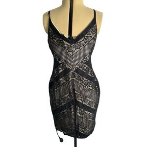 Guess black lace mini dress women’s size L